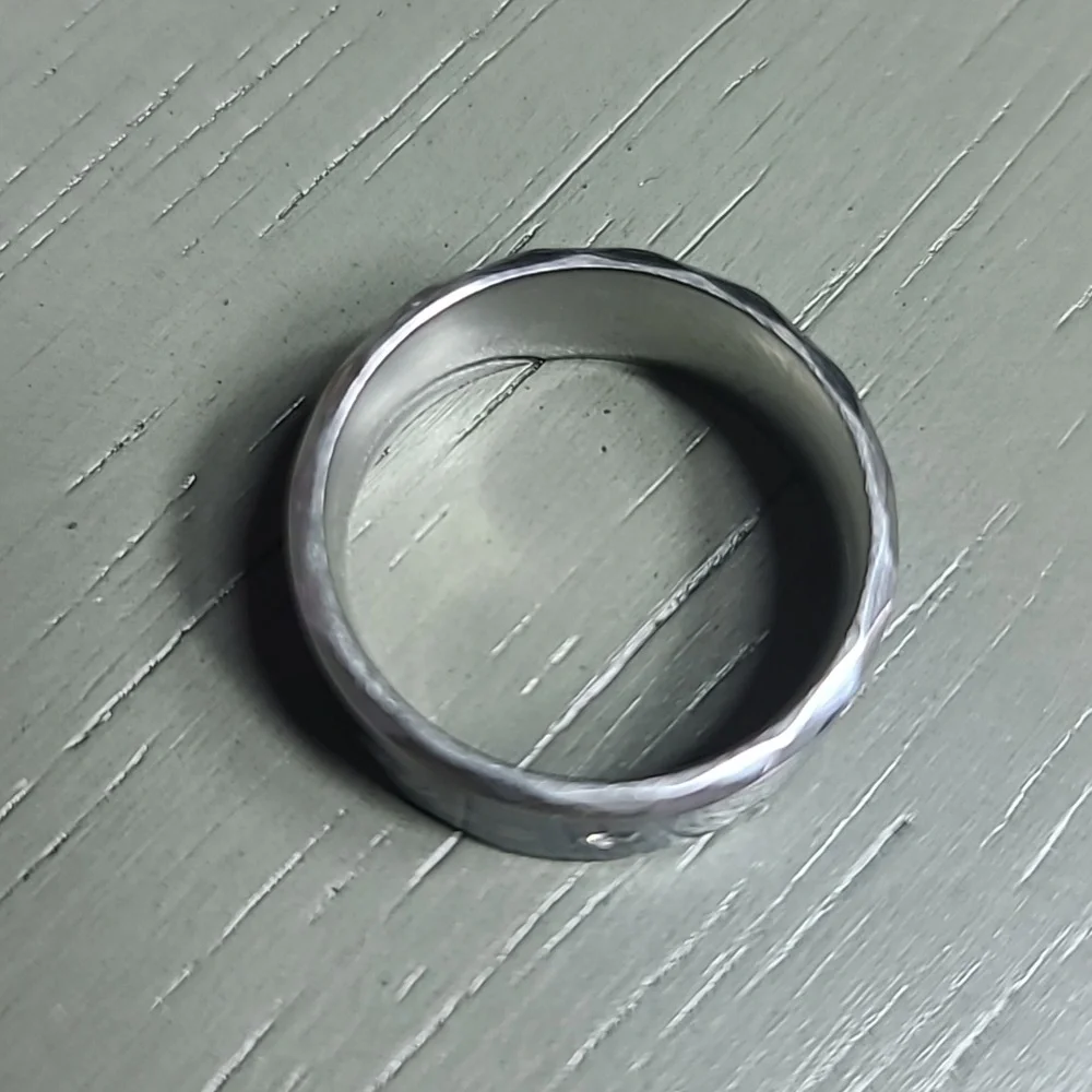 Stainless Steel; Forever Love Men Ring
